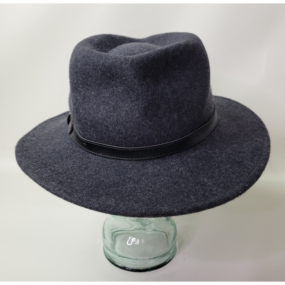 Pendleton Charcoal Grey Wool Fedora Explorer Hat … - image 4